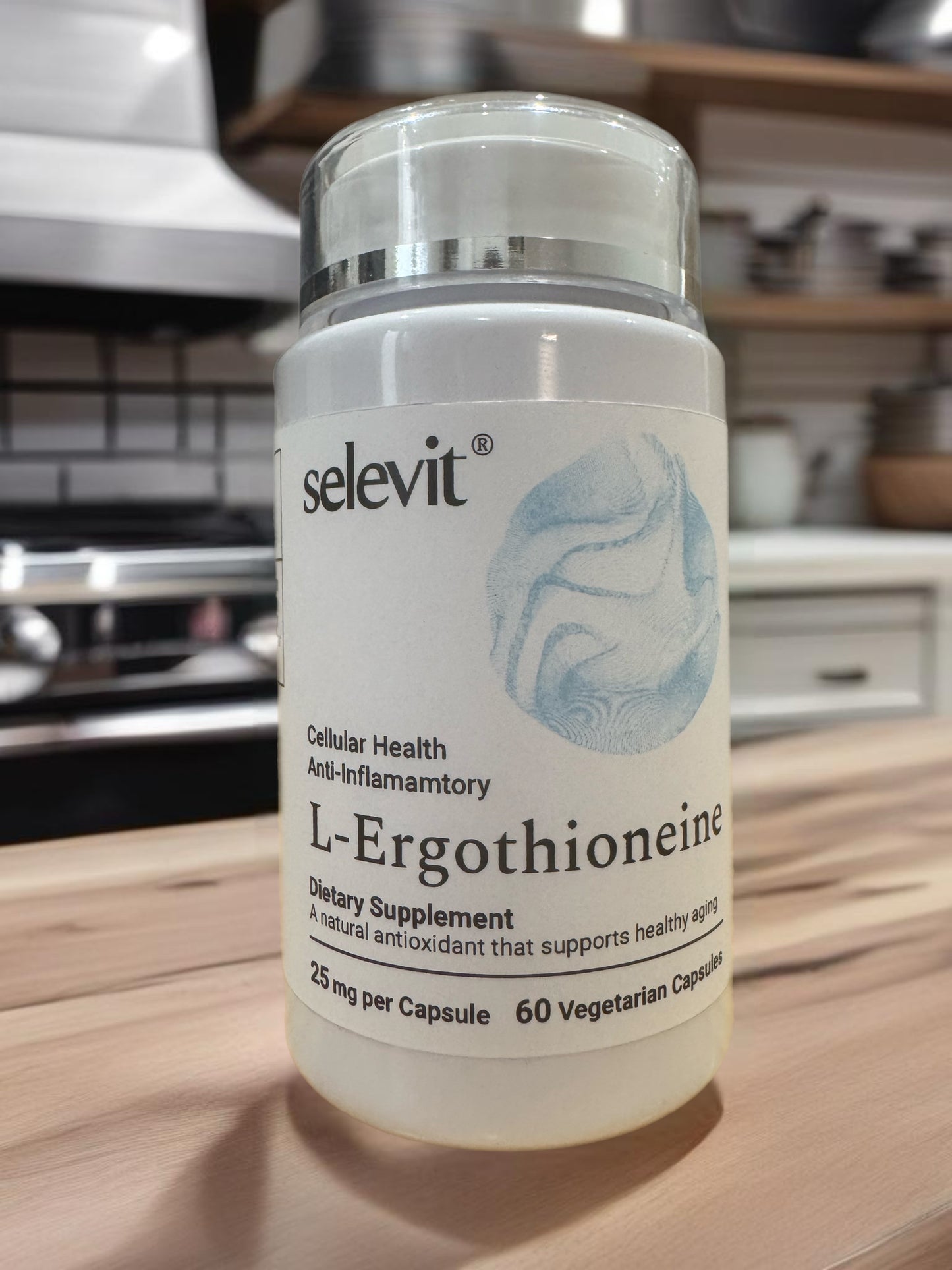 Premium L-Ergothioneine - 60 vegetarian capsules